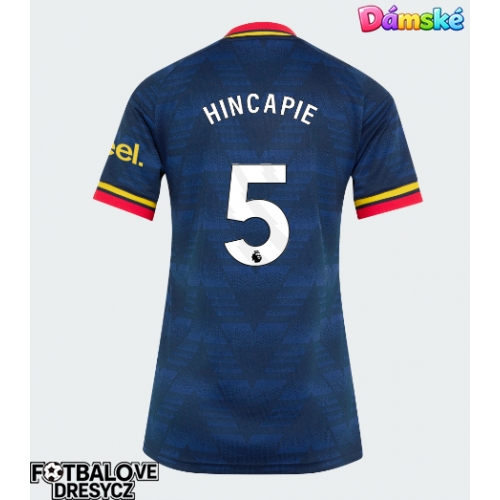 Arsenal Piero Hincapie #5 Dámské Venkovní Dres 2026-27 Krátký Rukáv Arsenal Piero Hincapie #5 Dámské Venkovní Dres 2026-27 Krátký Rukáv